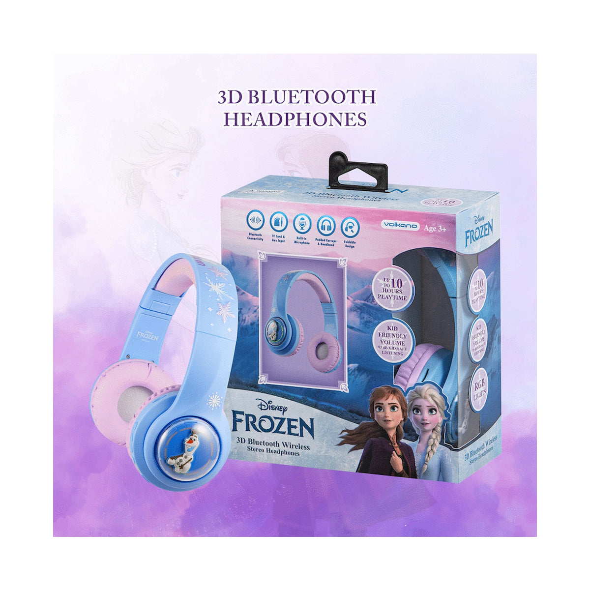 Disney Frozen 3D Bluetooth Headphones