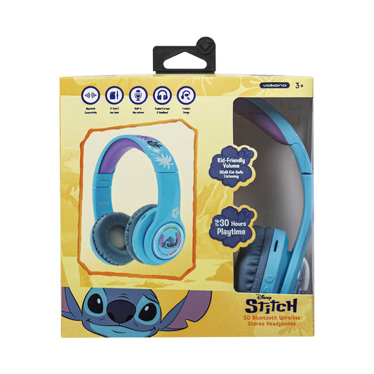 Disney Stitch 3D Bluetooth Headphones