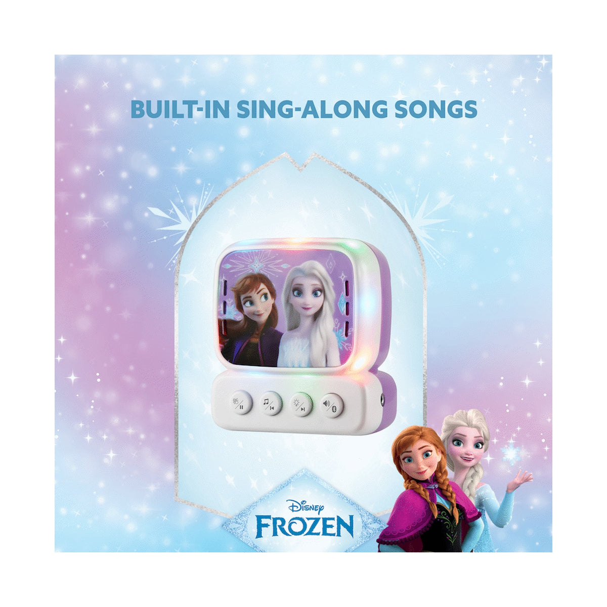 Disney Frozen Bluetooth Mini Karaoke Machine with Belt Hook