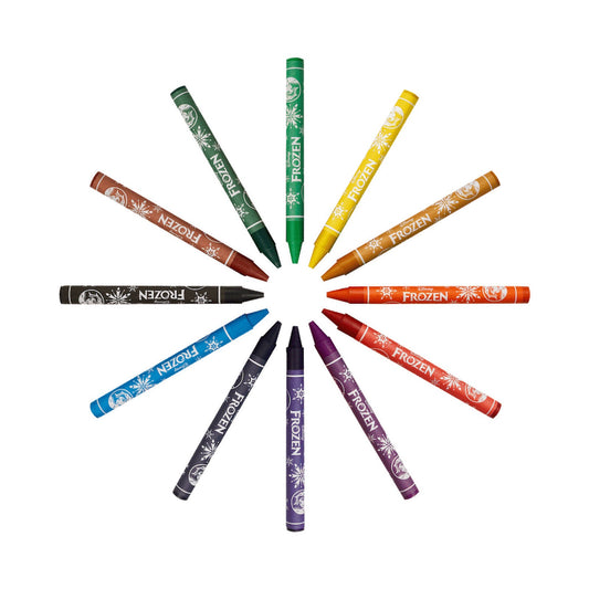 Frozen 12 Wax Crayons Multi
