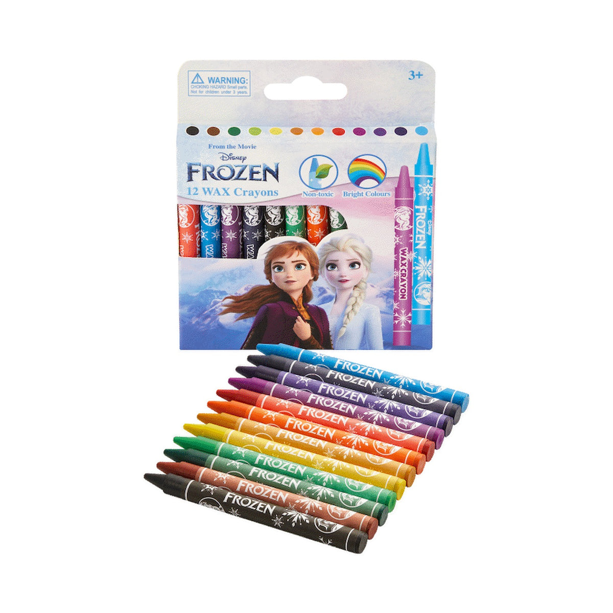 Frozen 12 Wax Crayons Multi