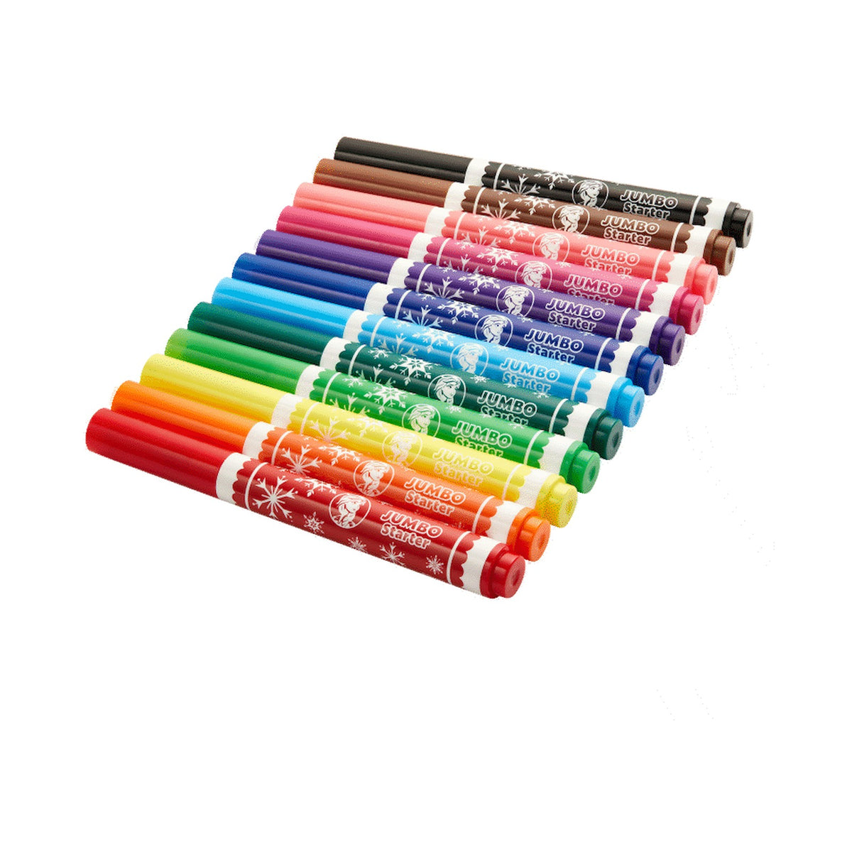 Frozen 12 Jumbo Fibre Markers Multi