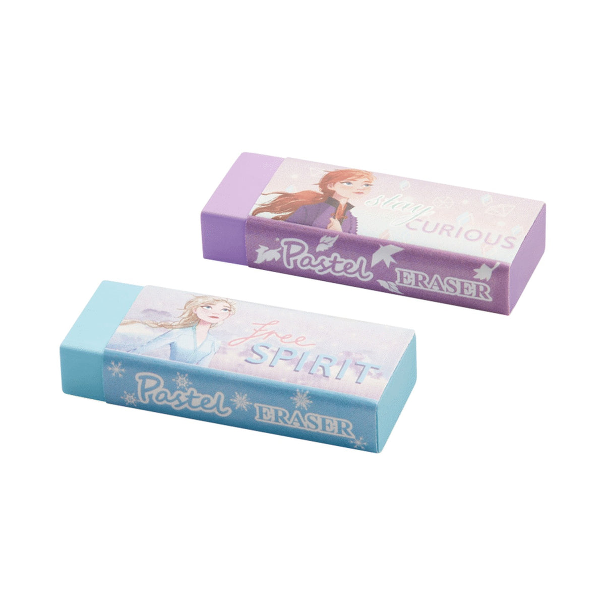 Frozen 2 Pastel Colour Erasers - Multi