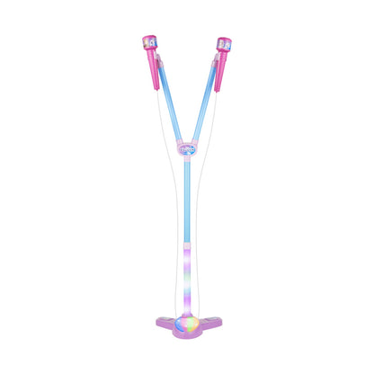 Disney Frozen Double Karaoke Mic Stand with Colourful Lights