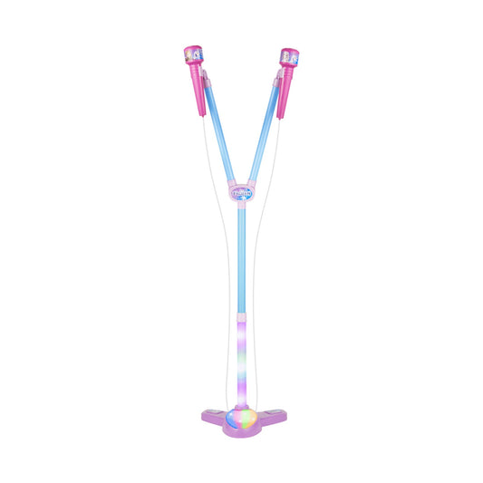 Disney Frozen Double Karaoke Mic Stand with Colourful Lights