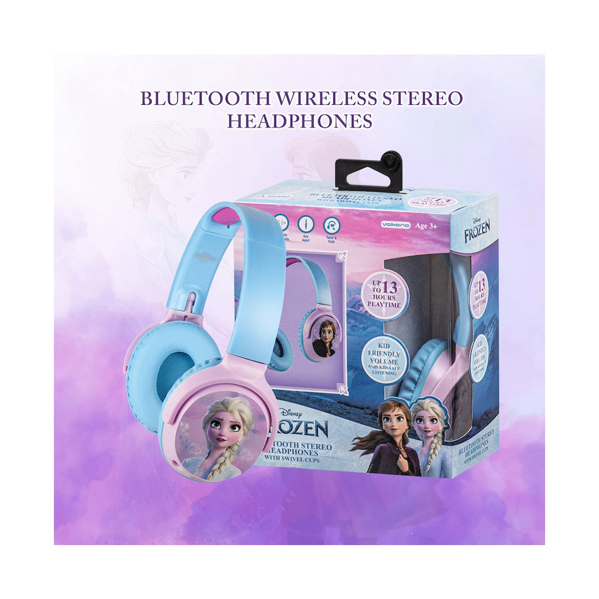 Disney Frozen Bluetooth Wireless Stereo Headphones