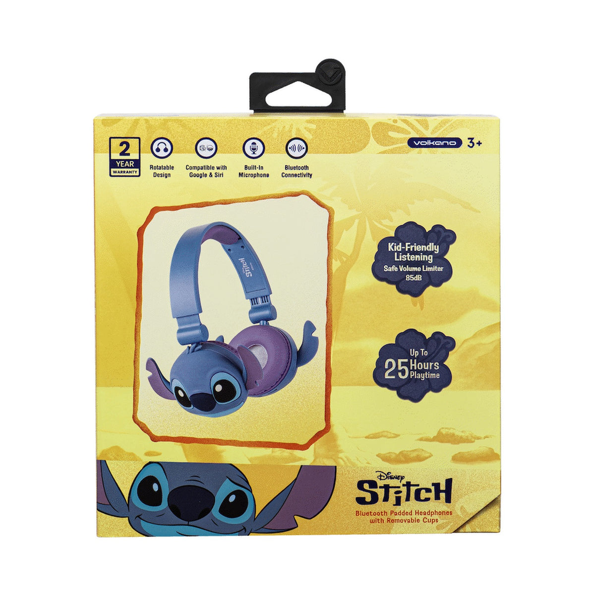 Stitch Bluetooth Padded Headphone with Removable Cups