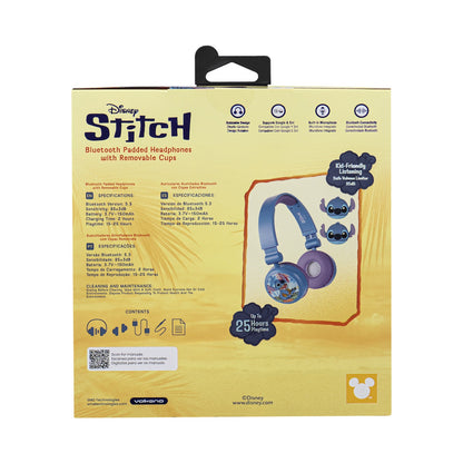 Stitch Bluetooth Padded Headphone with Removable Cups