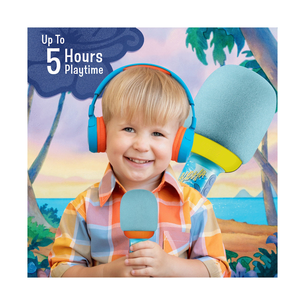 Disney Stitch Bluetooth Dome Microphone with RGB Lights