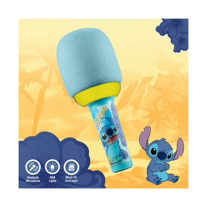 Disney Stitch Bluetooth Dome Microphone with RGB Lights