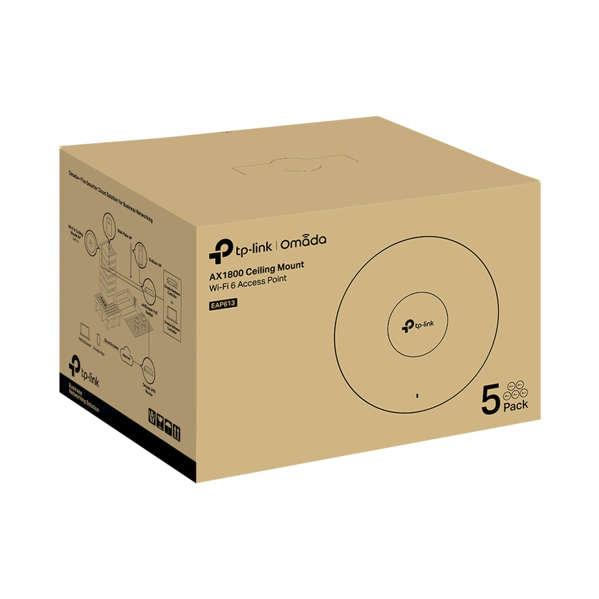 TP-Link EAP613 AX1800 Ceiling Mount Wi-Fi 6 Access Point