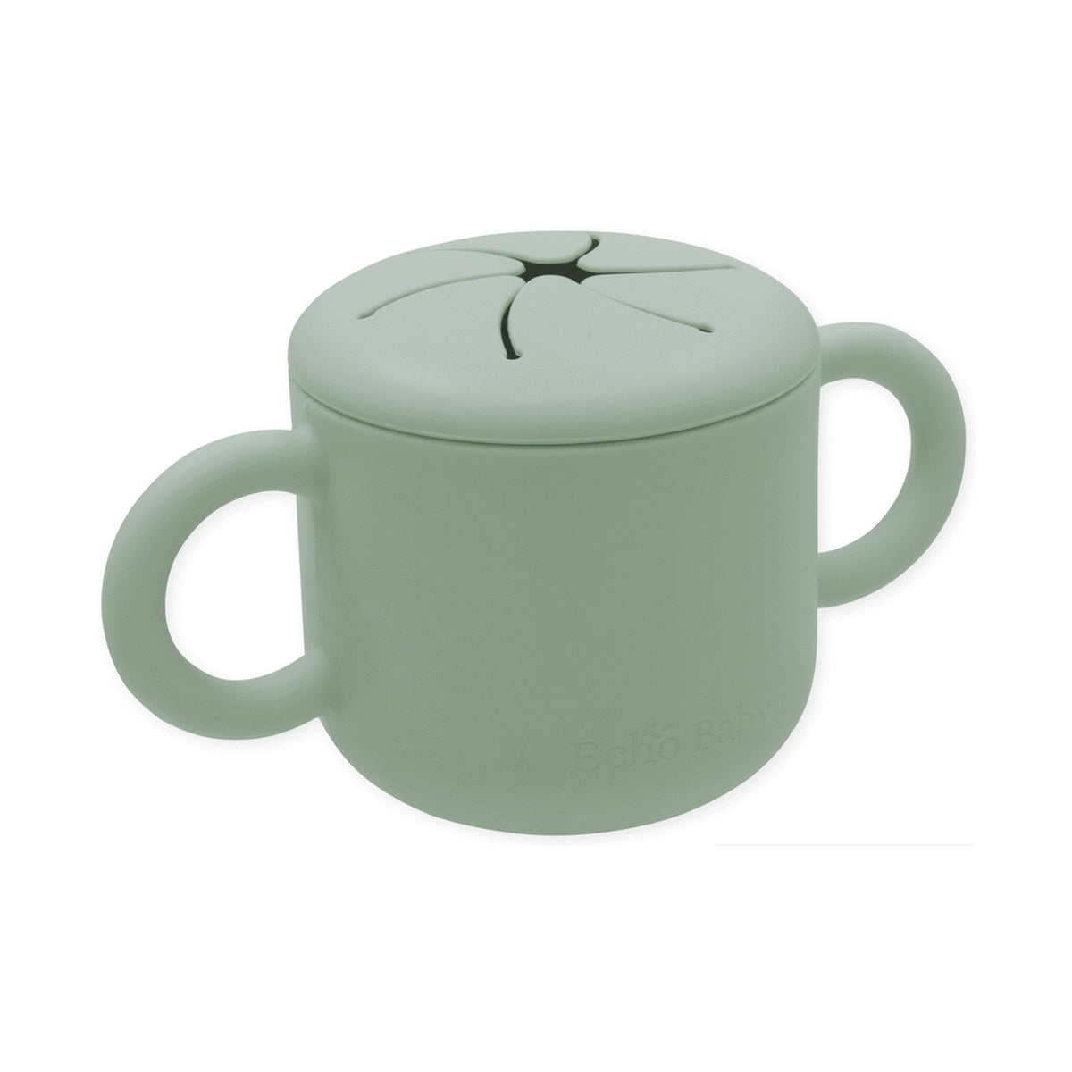 Echo Baby Silicone Snack Cup - Sage