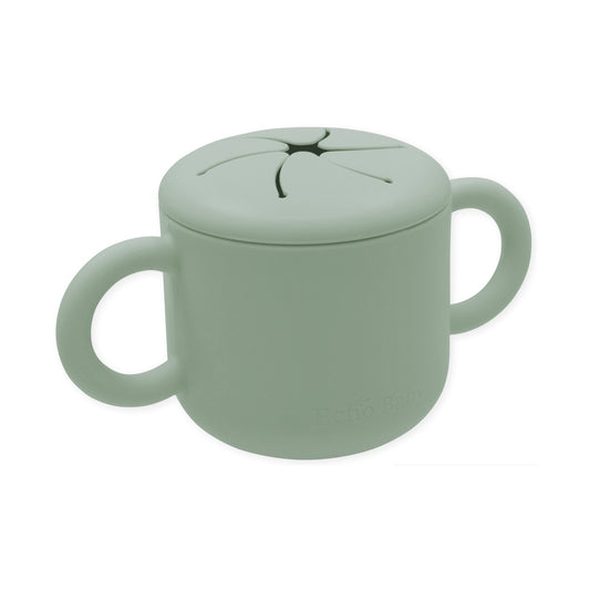 Echo Baby Silicone Snack Cup - Sage