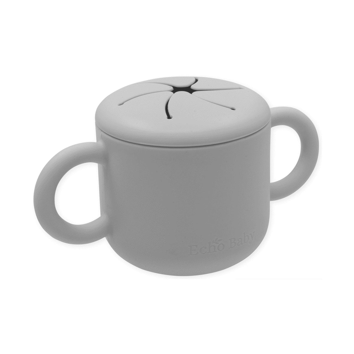 Echo Baby Silicone Snack Cup - Stone