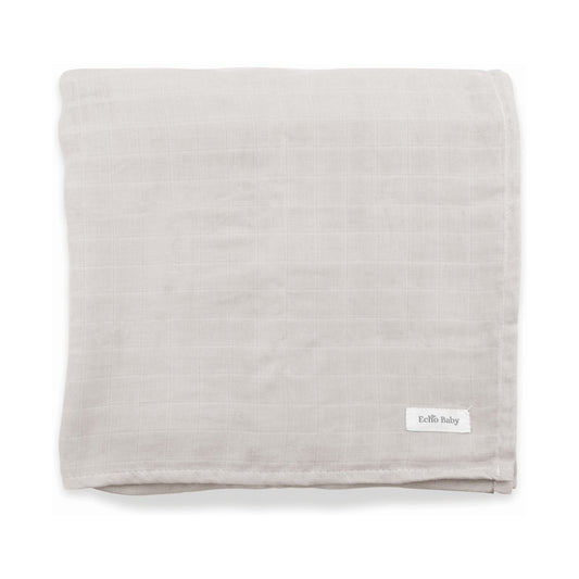 Echo Baby Muslin Swaddle Blanket - Stone