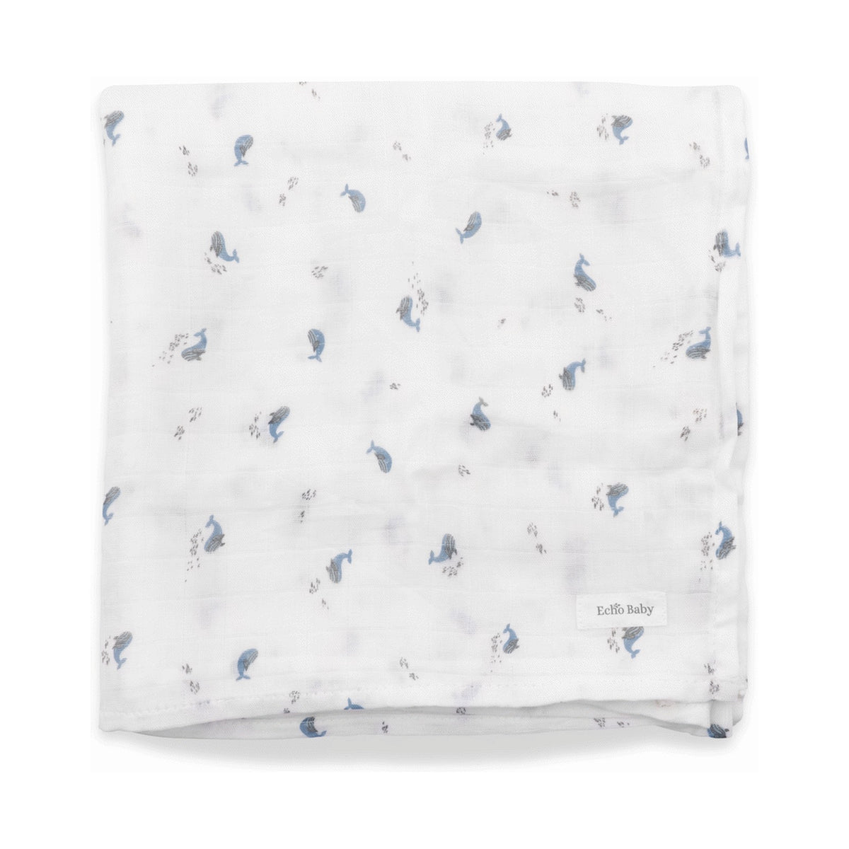 Echo Baby Muslin Swaddle Blanket - Ocean