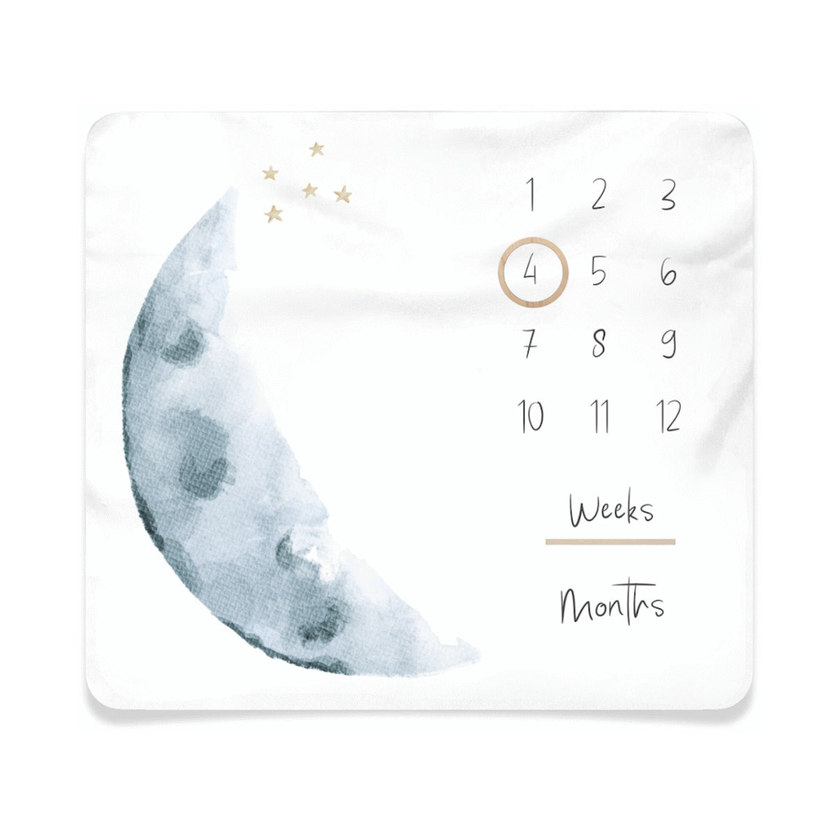 Echo Baby Milestone Blanket - Moon