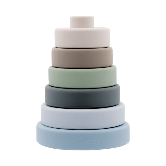 Echo Baby Silicone Stacking Rings - Ocean