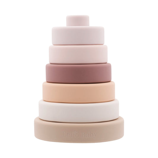 Echo Baby Silicone Stacking Rings - Sunset