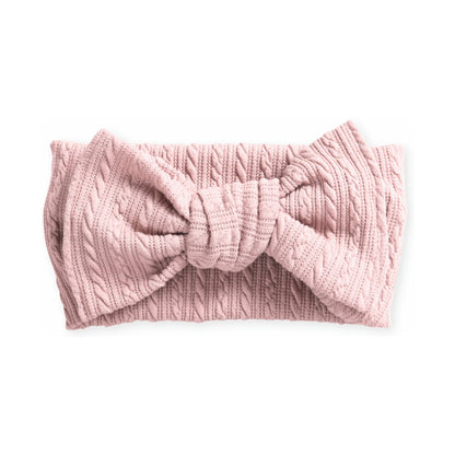 Echo Baby Bow Headband - Baby Pink