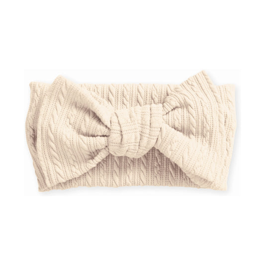 Echo Baby Bow Headband - Sand