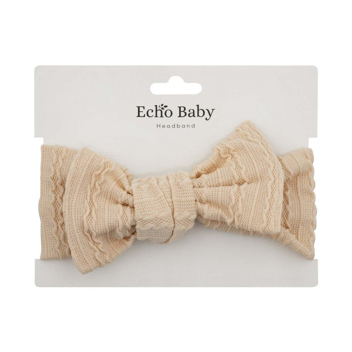 Echo Baby Bow Headband - Sand