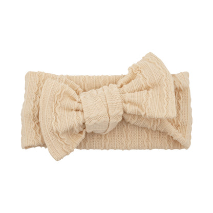 Echo Baby Bow Headband - Sand