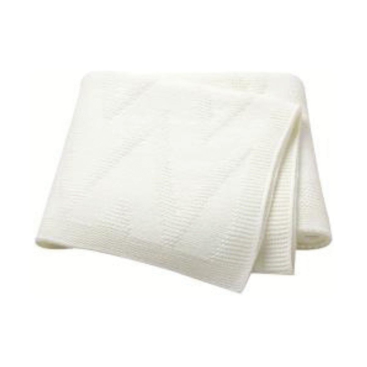 Echo Baby Knitted Baby Blanket - White