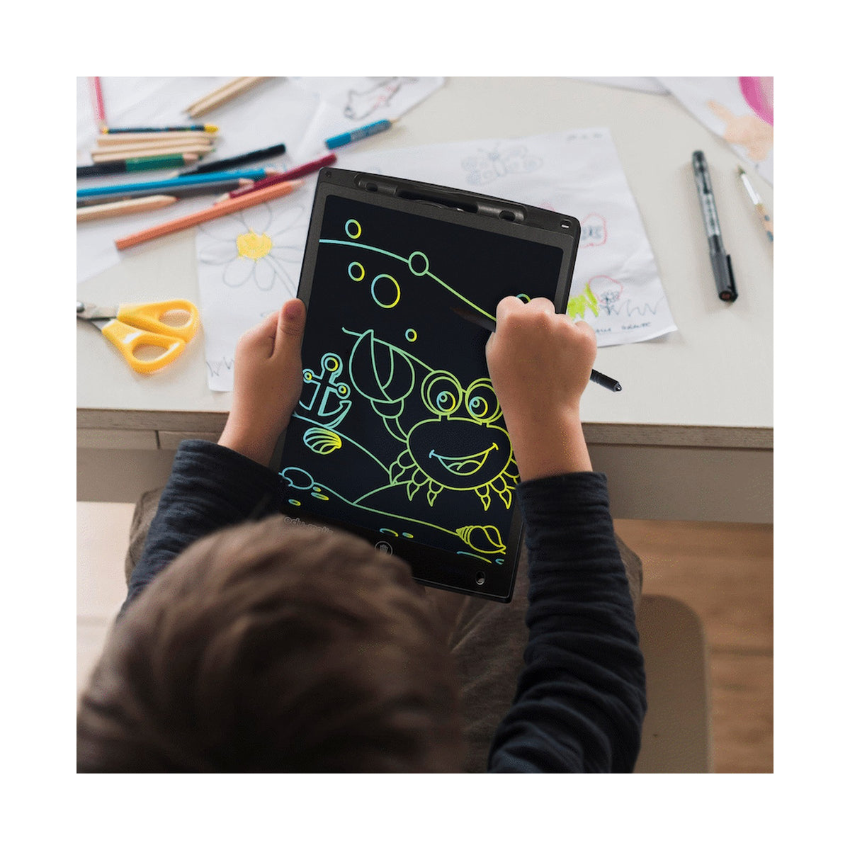 Edu-Matic Skribbler - 12in LCD Writing Tablet with 1 Delete Button