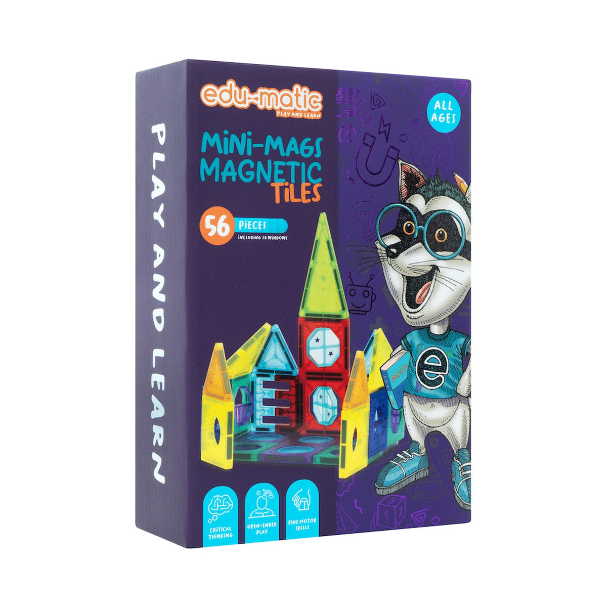 56 Magnetic Tiles, Windows and Stickers