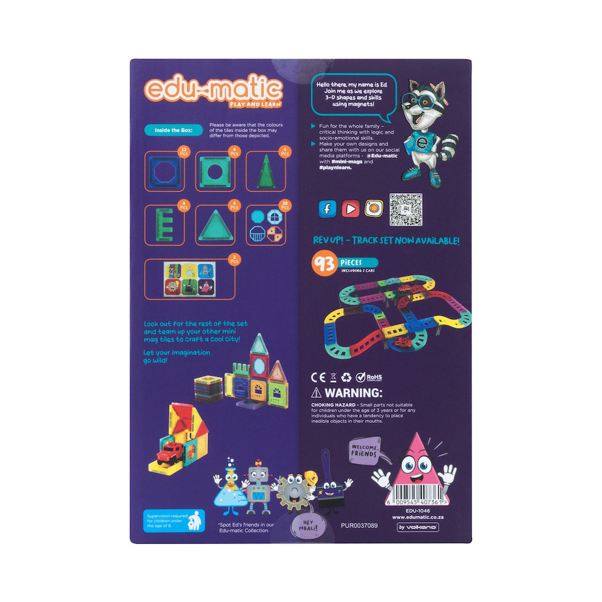 56 Magnetic Tiles, Windows and Stickers
