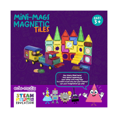 73 Magnetic Tiles, Windows, Stickers and Snowmen