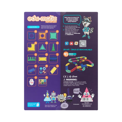 73 Magnetic Tiles, Windows, Stickers and Snowmen