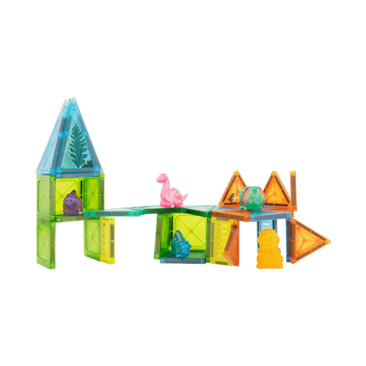 Edu-matic Mini-Mags 44pc Dinosaurs Magnetic Tiles