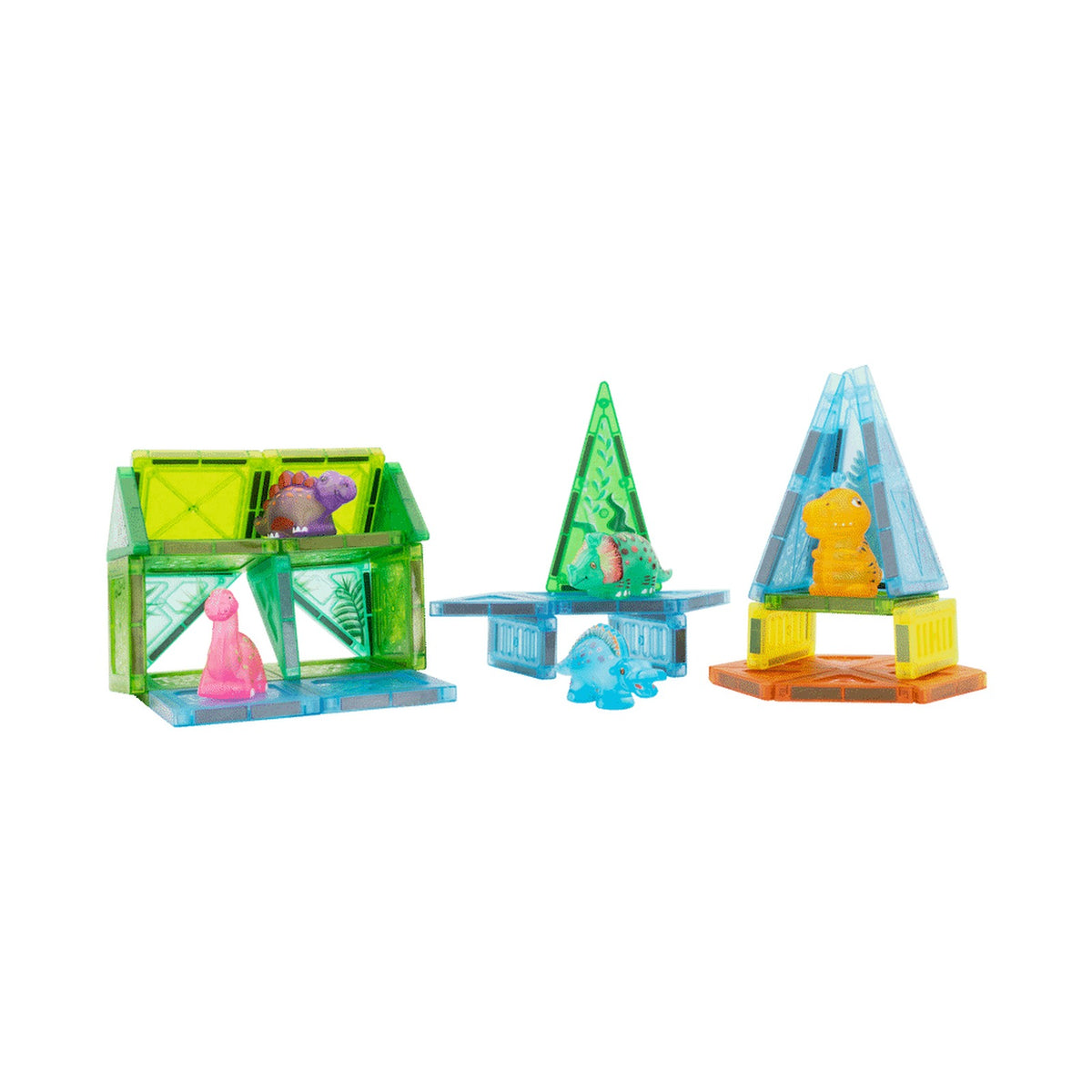 Edu-matic Mini-Mags 44pc Dinosaurs Magnetic Tiles