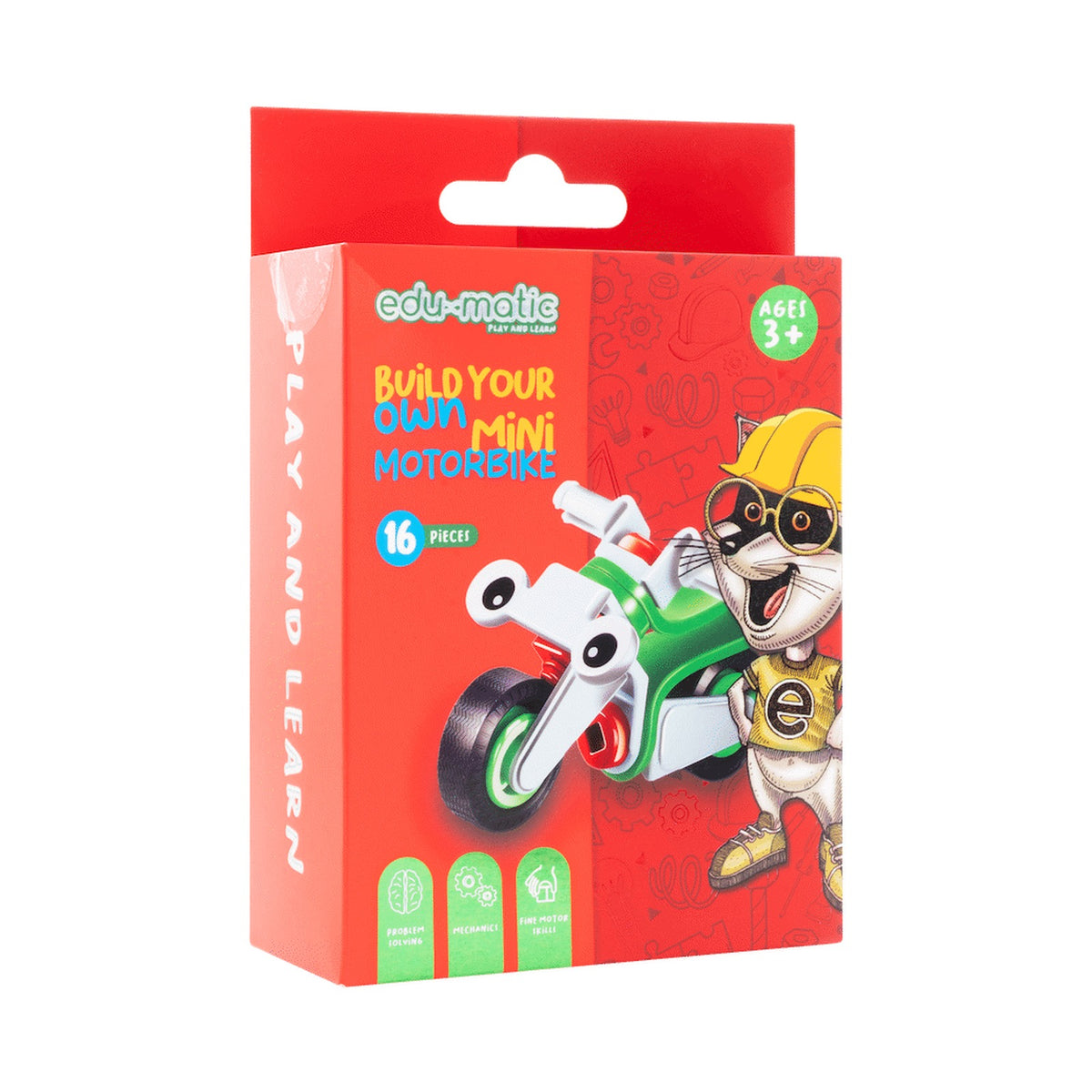 Edu-matic Flexi Build Mini Kit - Motobike - 16 pcs