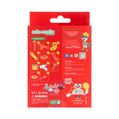 Edu-matic Flexi Build Mini Kit - Airplane - 12 pcs
