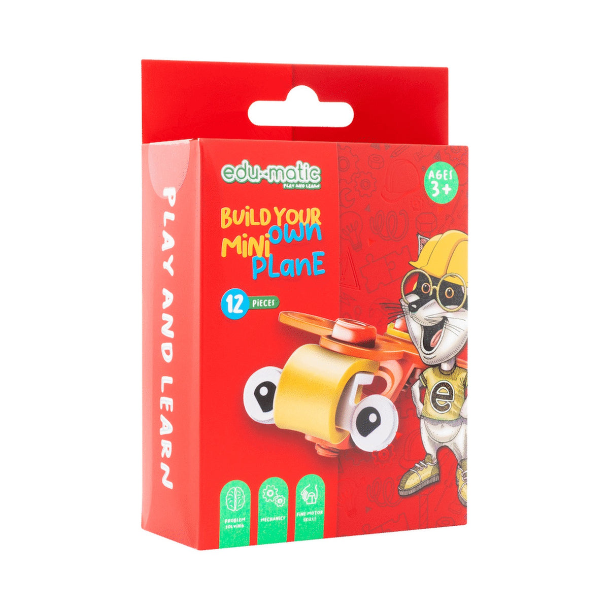 Edu-matic Flexi Build Mini Kit - Airplane - 12 pcs