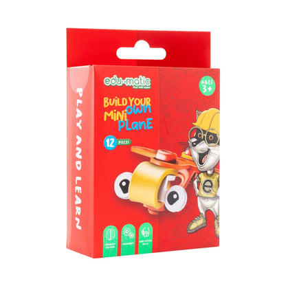 Edu-matic Flexi Build Mini Kit - Airplane - 12 pcs