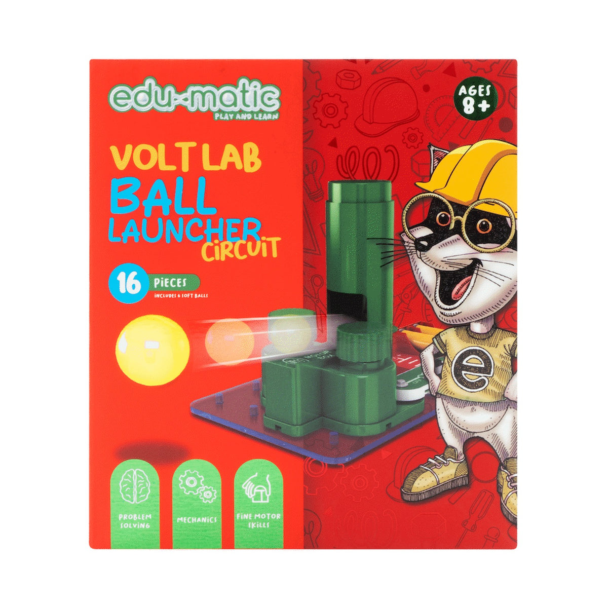 Edu-matic Volt Lab Ball Launcher Circuit