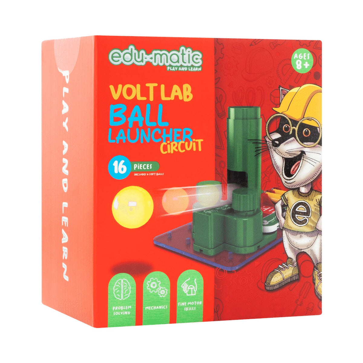 Edu-matic Volt Lab Ball Launcher Circuit