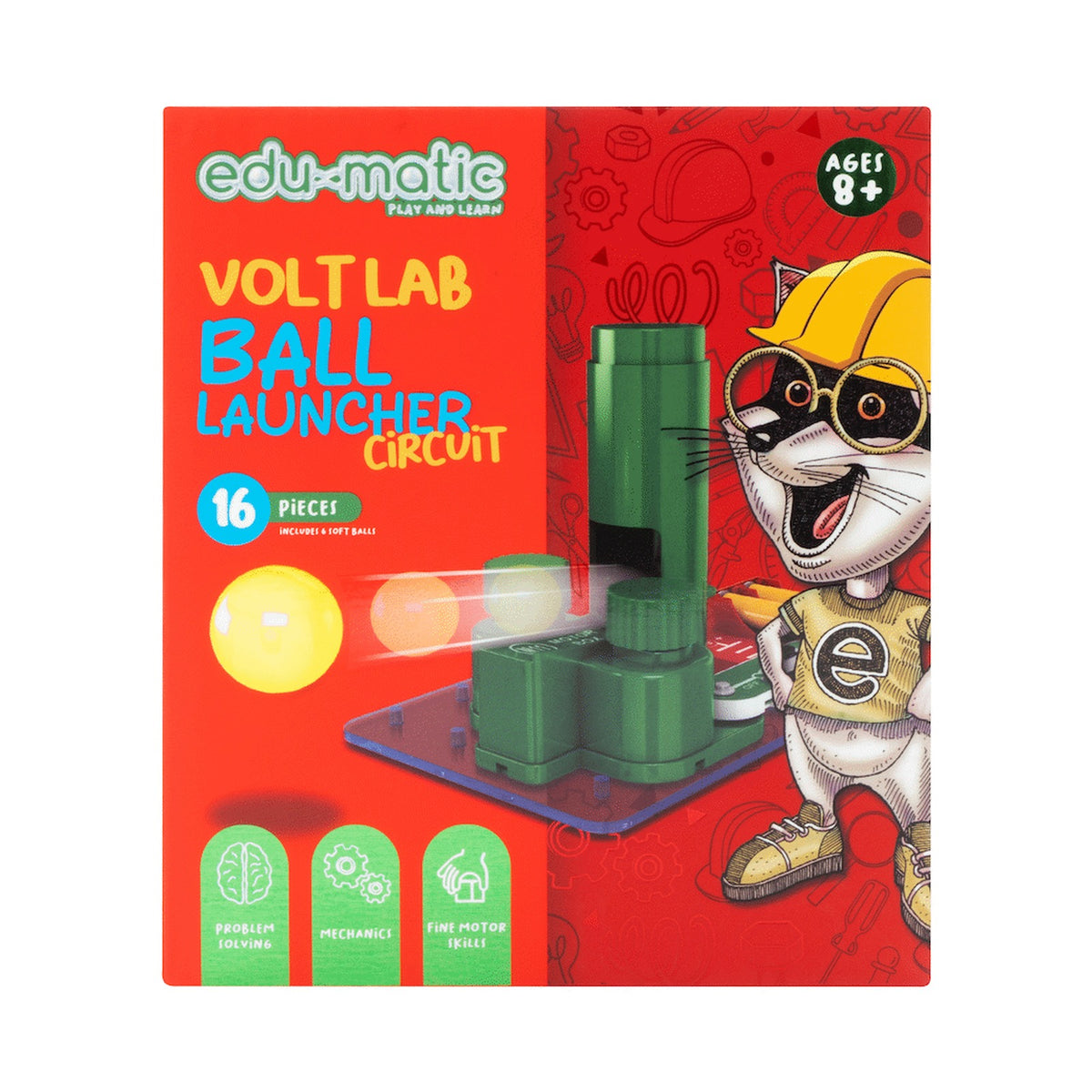 Edu-matic Volt Lab Ball Launcher Circuit