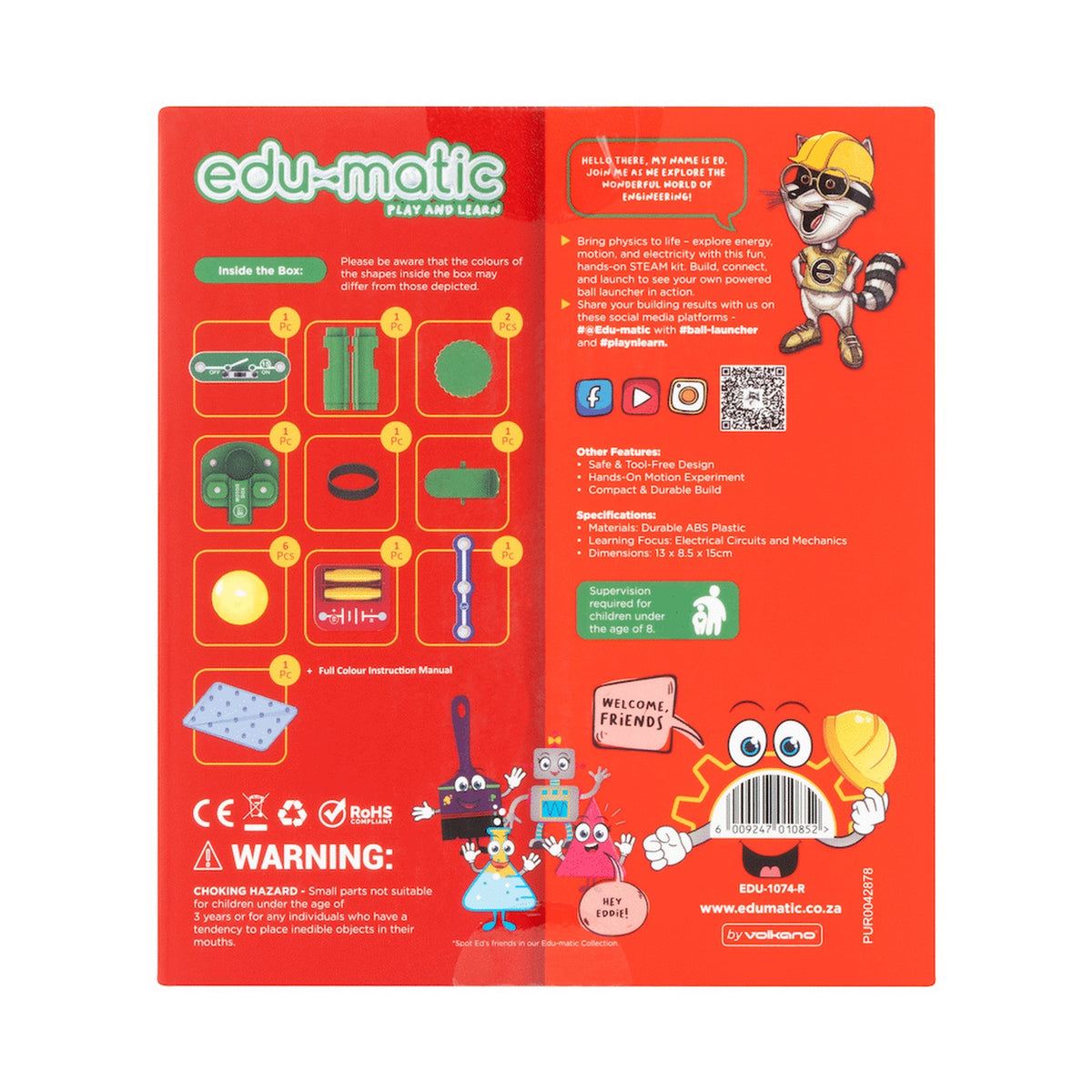 Edu-matic Volt Lab Ball Launcher Circuit