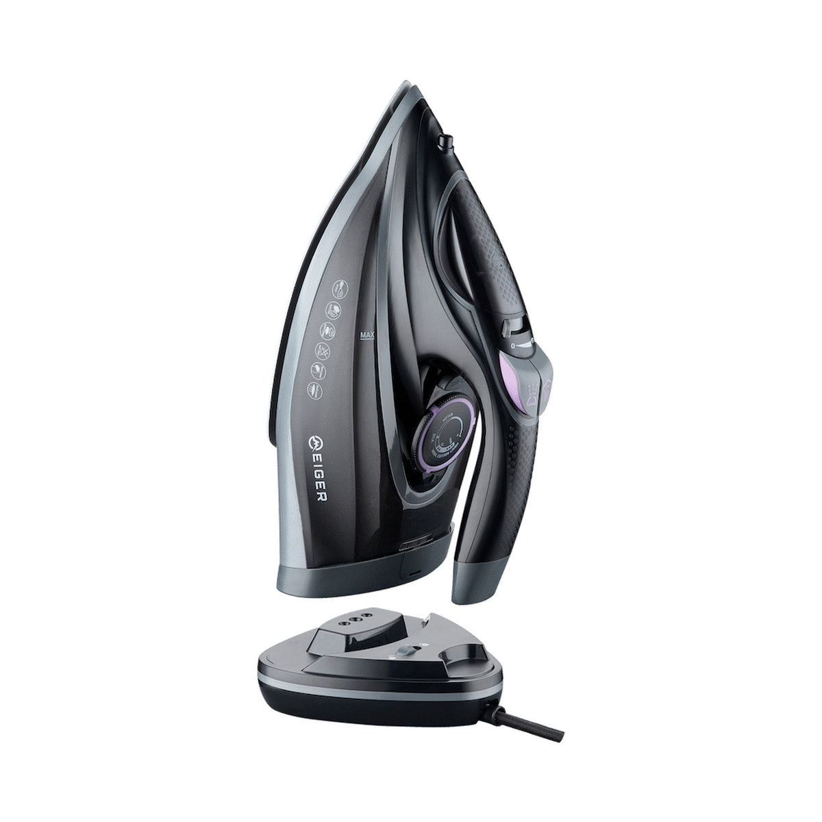 EIGER ANGATO - 2200W CORDLESS CERAMIC STEAM IRON
