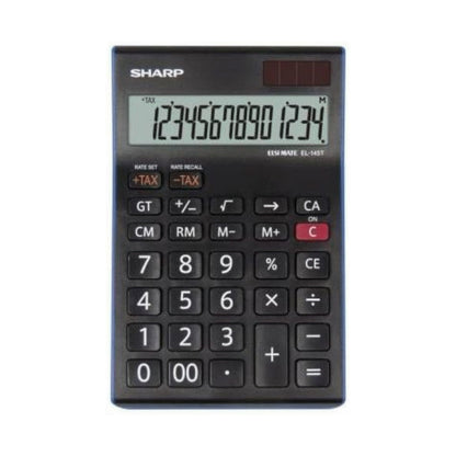 Sharp EL-145T Desk Calculator - 14 Digit Tax