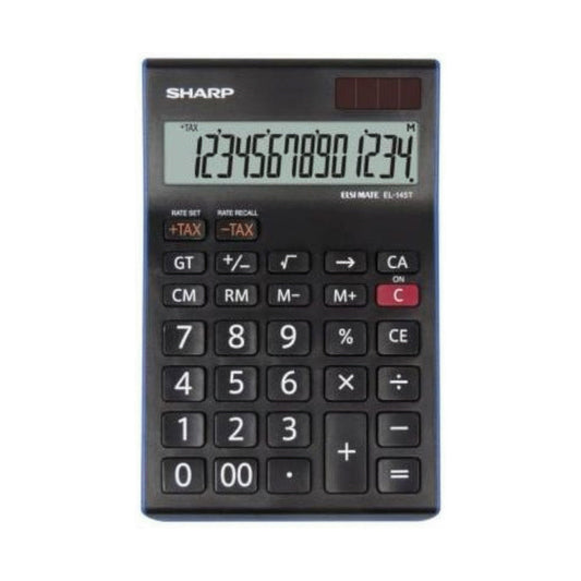 Sharp EL-145T Desk Calculator - 14 Digit Tax