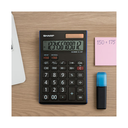 Sharp EL-145T Desk Calculator - 14 Digit Tax
