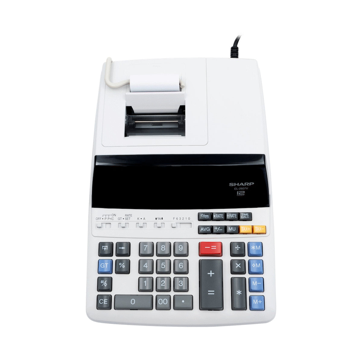 Sharp EL-2607V Premium Fast Printer Calculator AC Powered