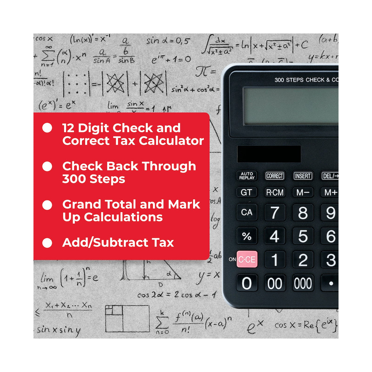 Sharp EL-CC12D Desk Calculator - CheckCorrect Tax