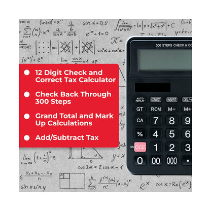 Sharp EL-CC12D Desk Calculator - CheckCorrect Tax